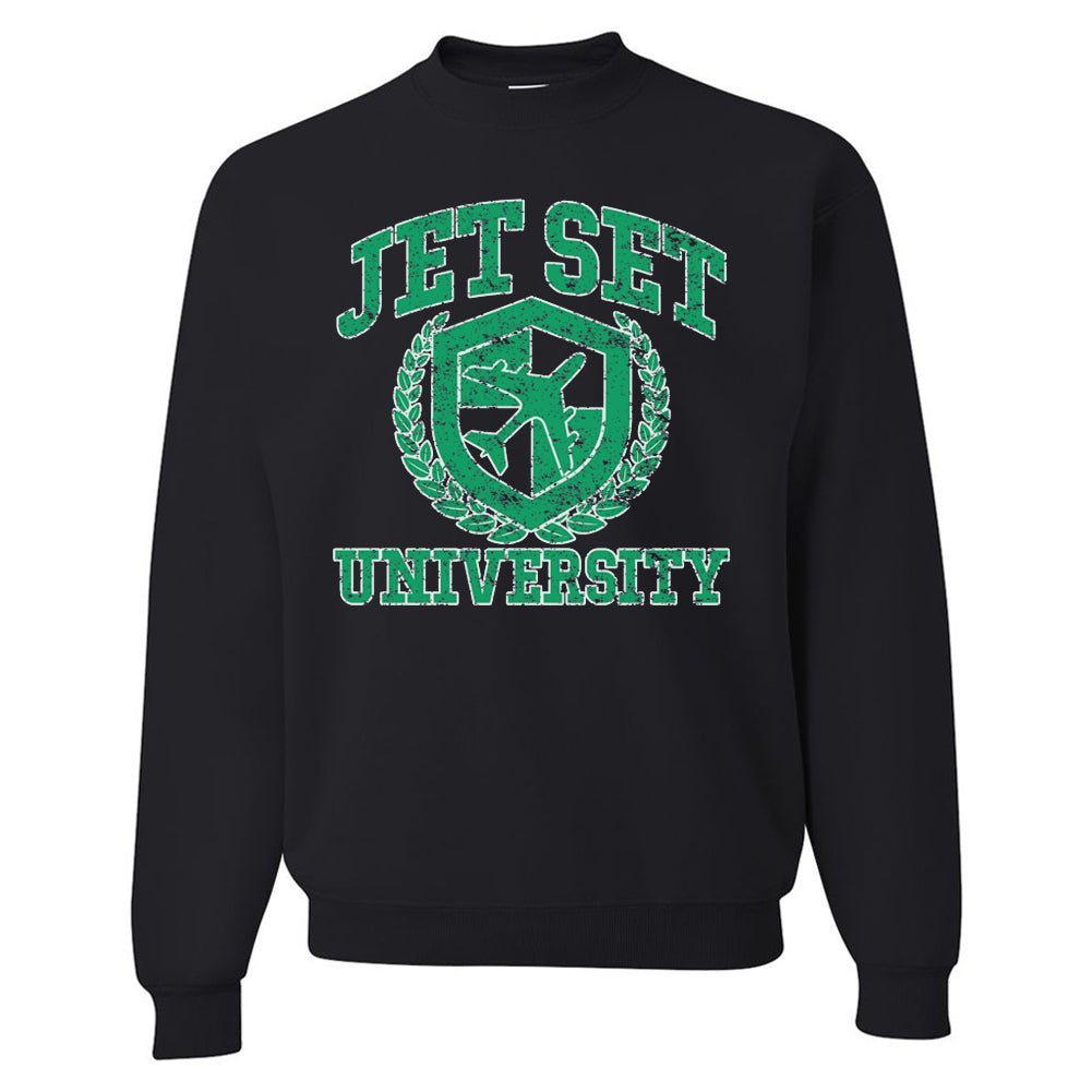 'Jet Set University' Crewneck Sweatshirt from United Monograms