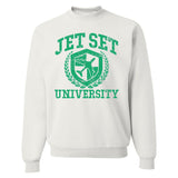 'Jet Set University' Crewneck Sweatshirt from United Monograms