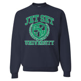 'Jet Set University' Crewneck Sweatshirt from United Monograms