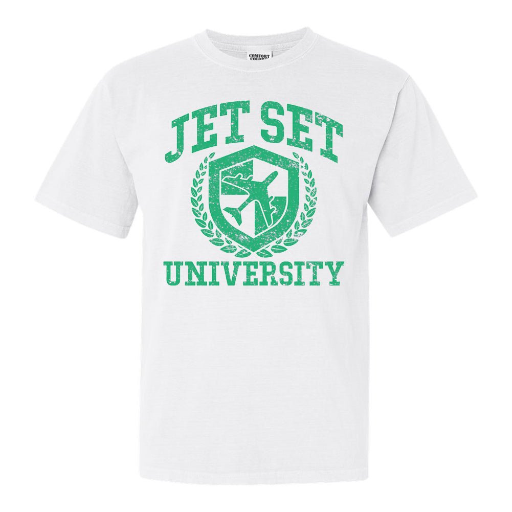 'Jet Set University' T-Shirt from United Monograms
