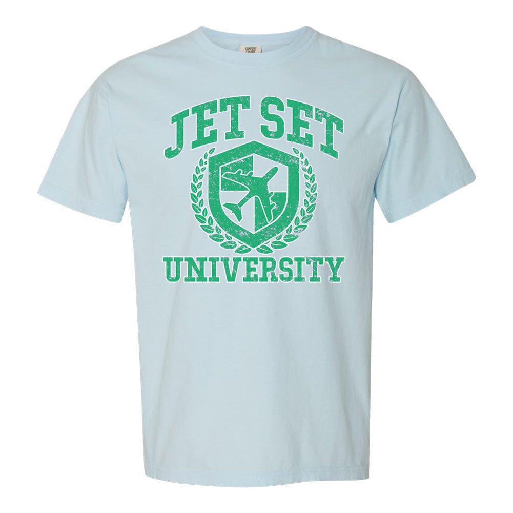 'Jet Set University' T-Shirt from United Monograms