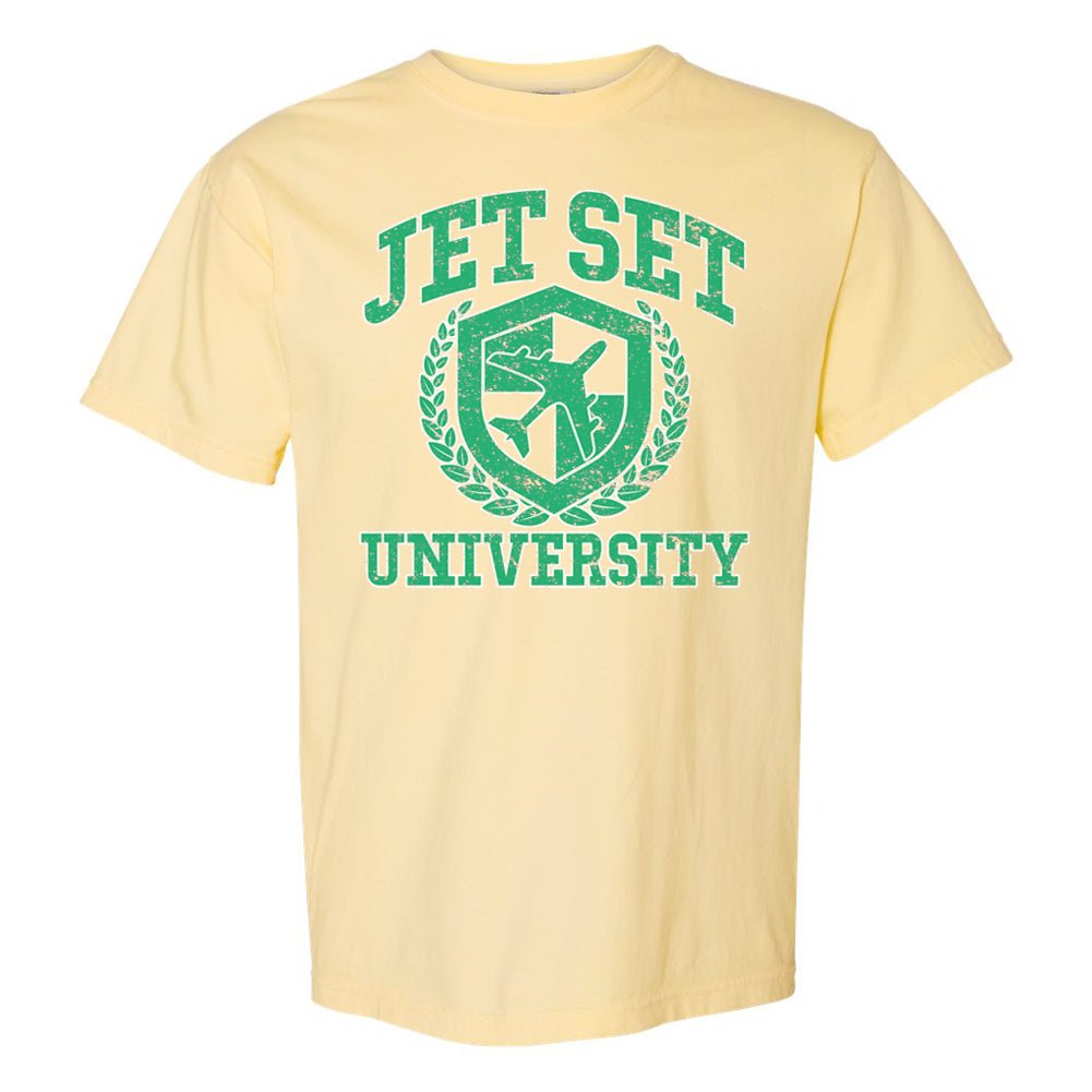 'Jet Set University' T-Shirt from United Monograms