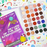 Return of the Jet Eyeshadow 35 Eyeshadow Palette - Book 4 from Rude Cosmetics