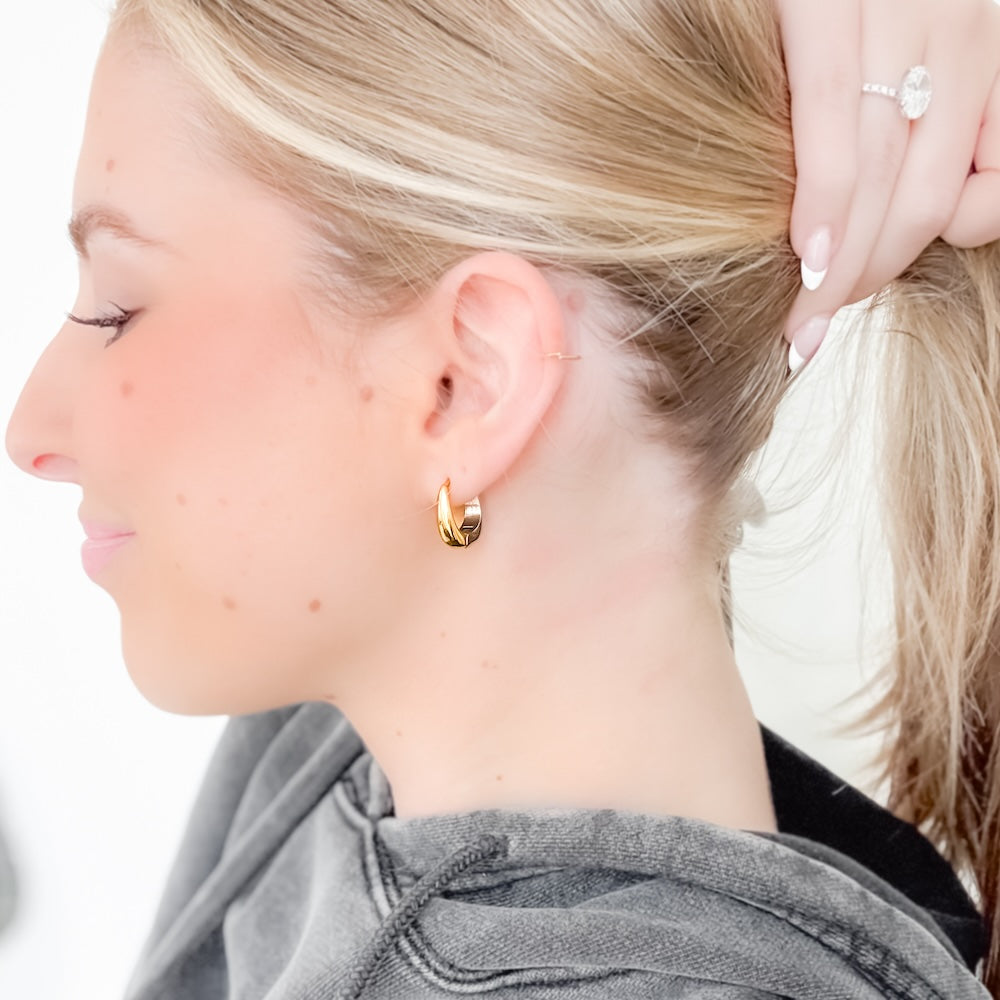 Helena Huggie Hoops from Pretty Simple