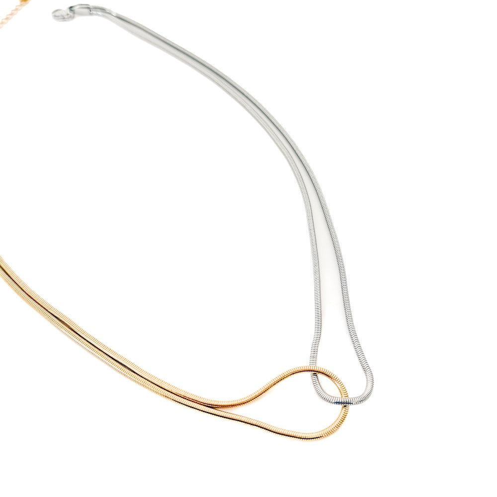 Maddy Mixed Metal Necklace - WATERPROOF from Pretty Simple