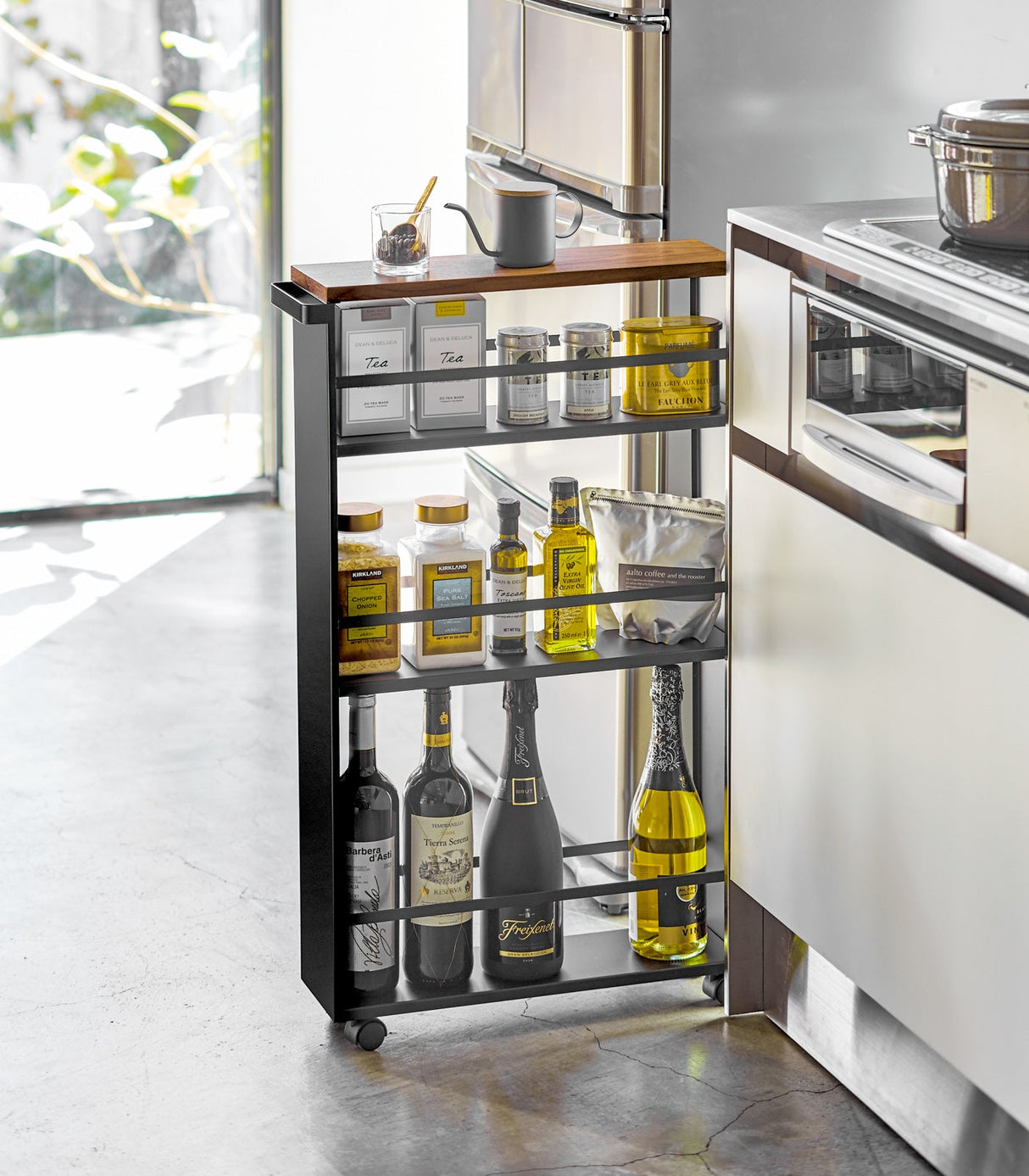 Slim Storage Cart (32" H)  - Steel from Yamazaki Home