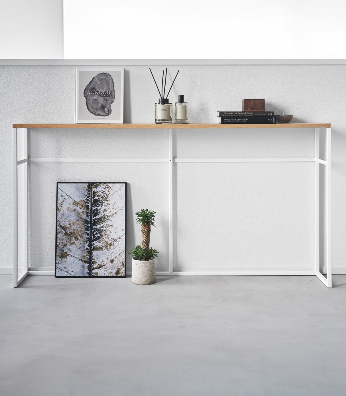 Long Console Table - Two Styles - Steel from Yamazaki Home