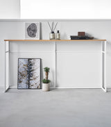 Long Console Table - Two Styles - Steel from Yamazaki Home