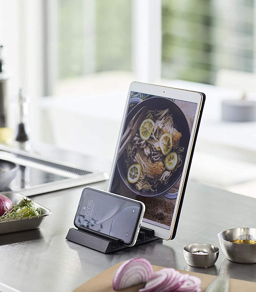 Phone & Tablet Stand - Aluminum - Aluminum from Yamazaki Home