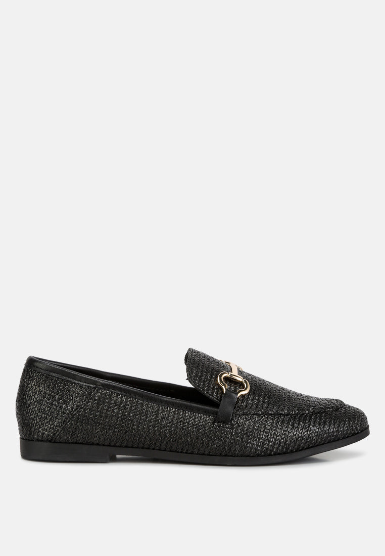 Jiro Horsebit Detail Flat Loafers from London Rag International