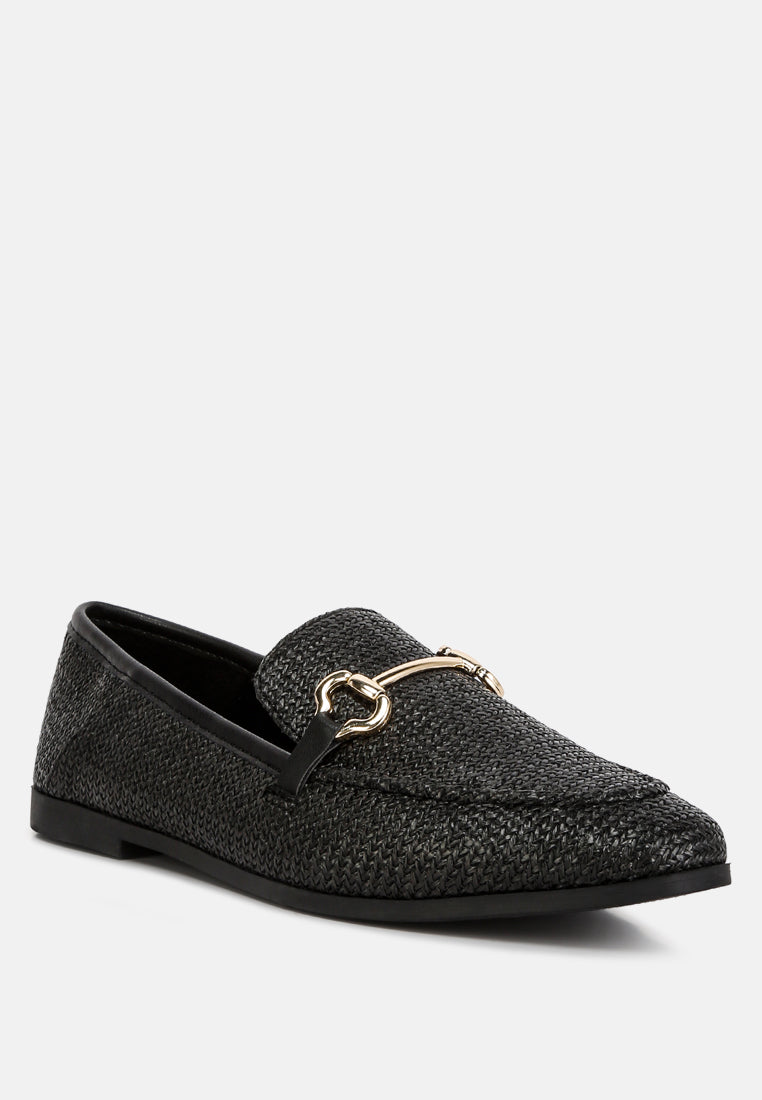 Jiro Horsebit Detail Flat Loafers from London Rag International