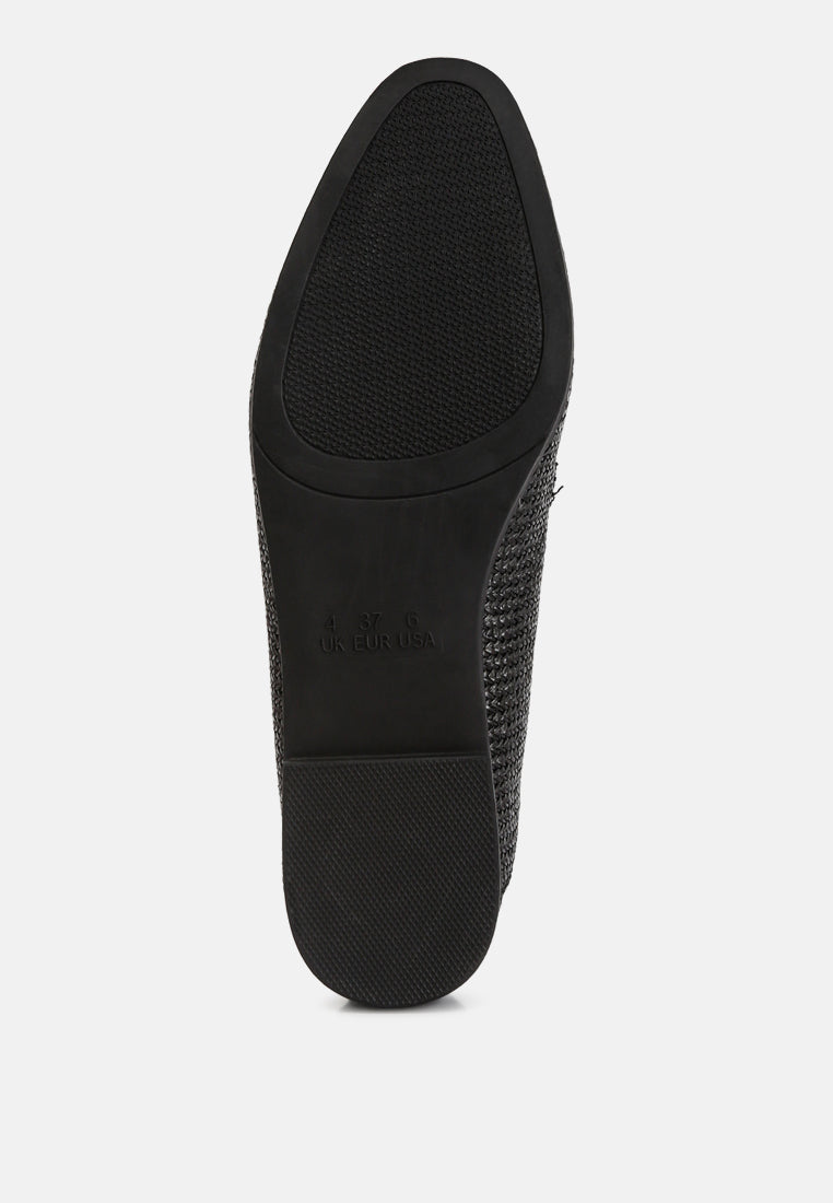 Jiro Horsebit Detail Flat Loafers from London Rag International