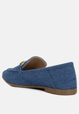 Jiro Horsebit Detail Flat Loafers from London Rag International