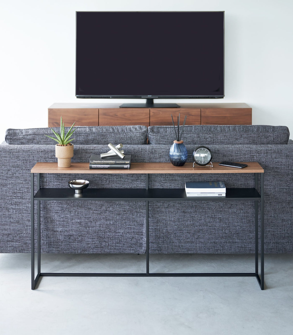 Long Console Table - Two Styles - Steel from Yamazaki Home
