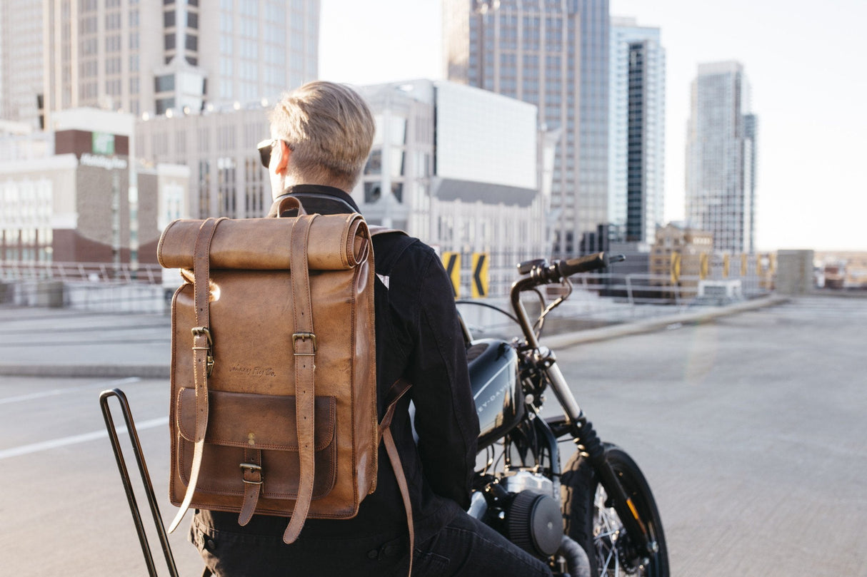 Rolltop Backpack from Johnny Fly