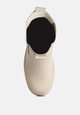 Jolt Elasticated Gussets Lug Sole Boots from London Rag International