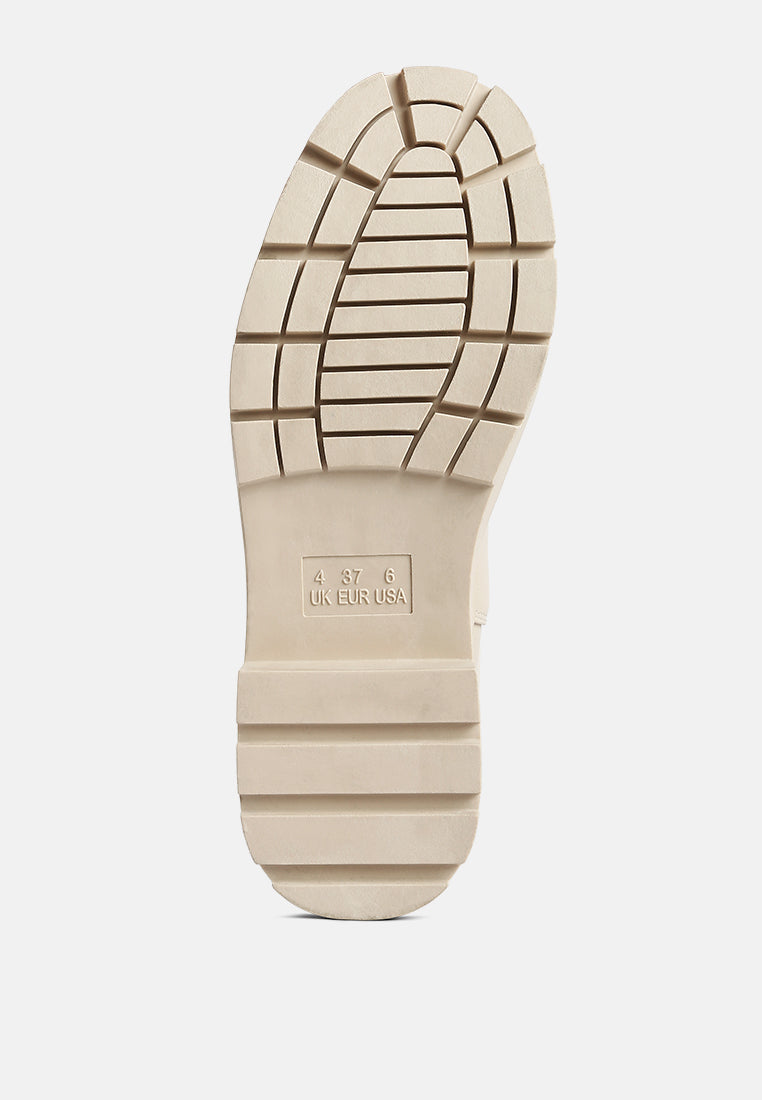 Jolt Elasticated Gussets Lug Sole Boots from London Rag International