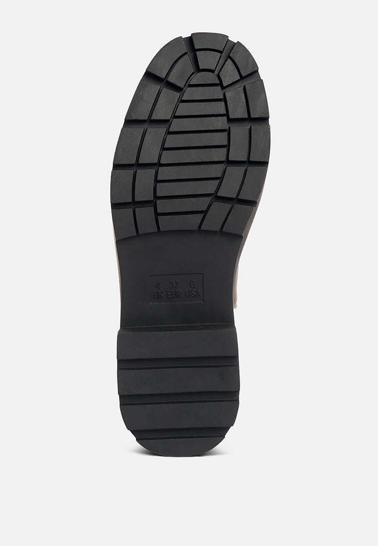Jolt Elasticated Gussets Lug Sole Boots from London Rag International