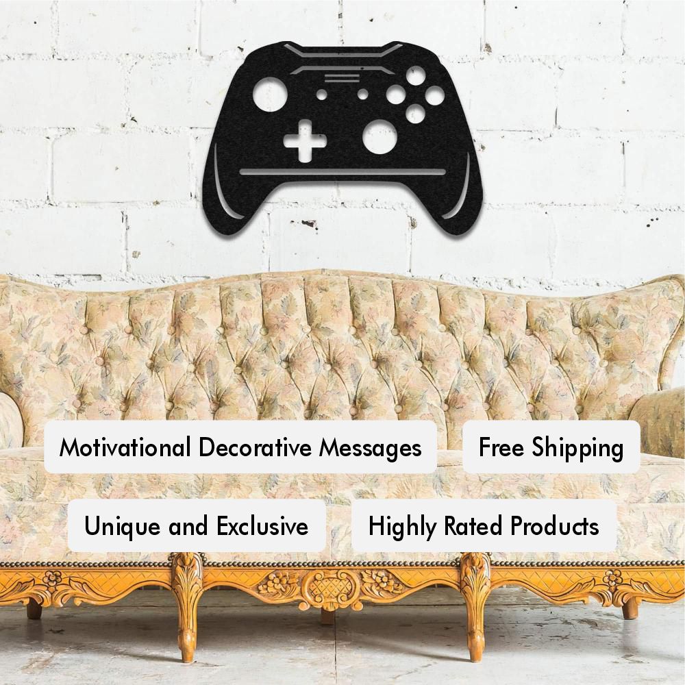 Joy Stick for Gamer Teenagers Wall Art from VITAHOME DESIGN LLC