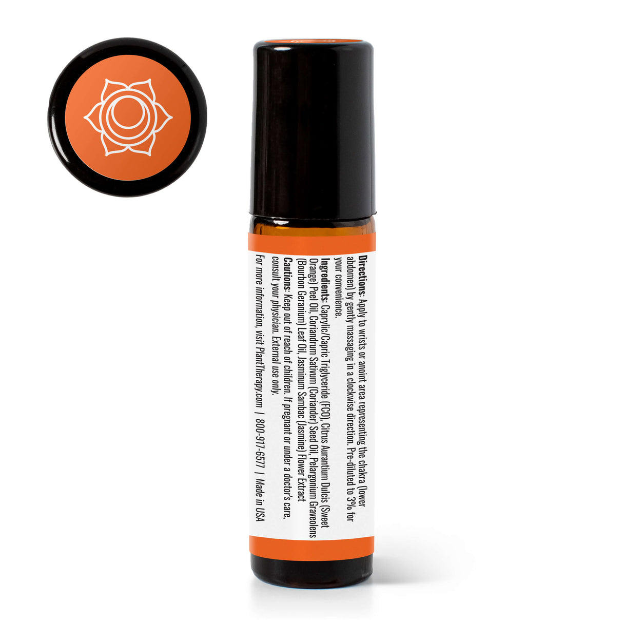 Joyful Creation (Sacral Chakra) Essential Oil Pre-Diluted Roll-On from Plant Therapy