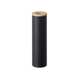 Round Tissue Case - Steel + Wood from Yamazaki Home