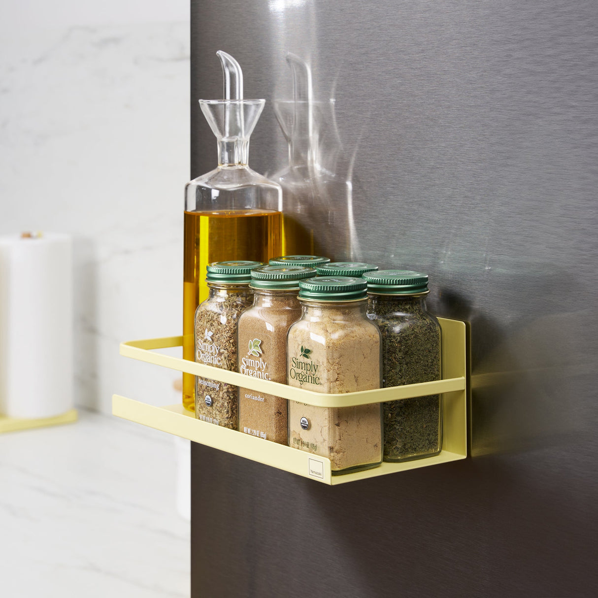 Magnetic Storage Caddy - Steel - Yellow Pear from Yamazaki Home