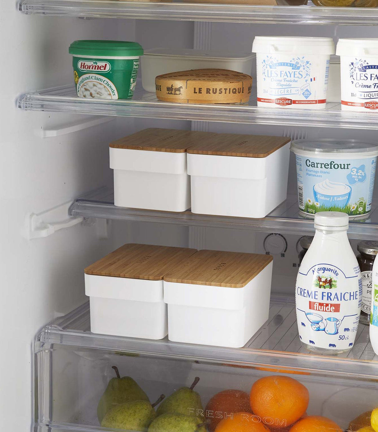 Airtight Food Storage Container - Bamboo Lid from Yamazaki Home