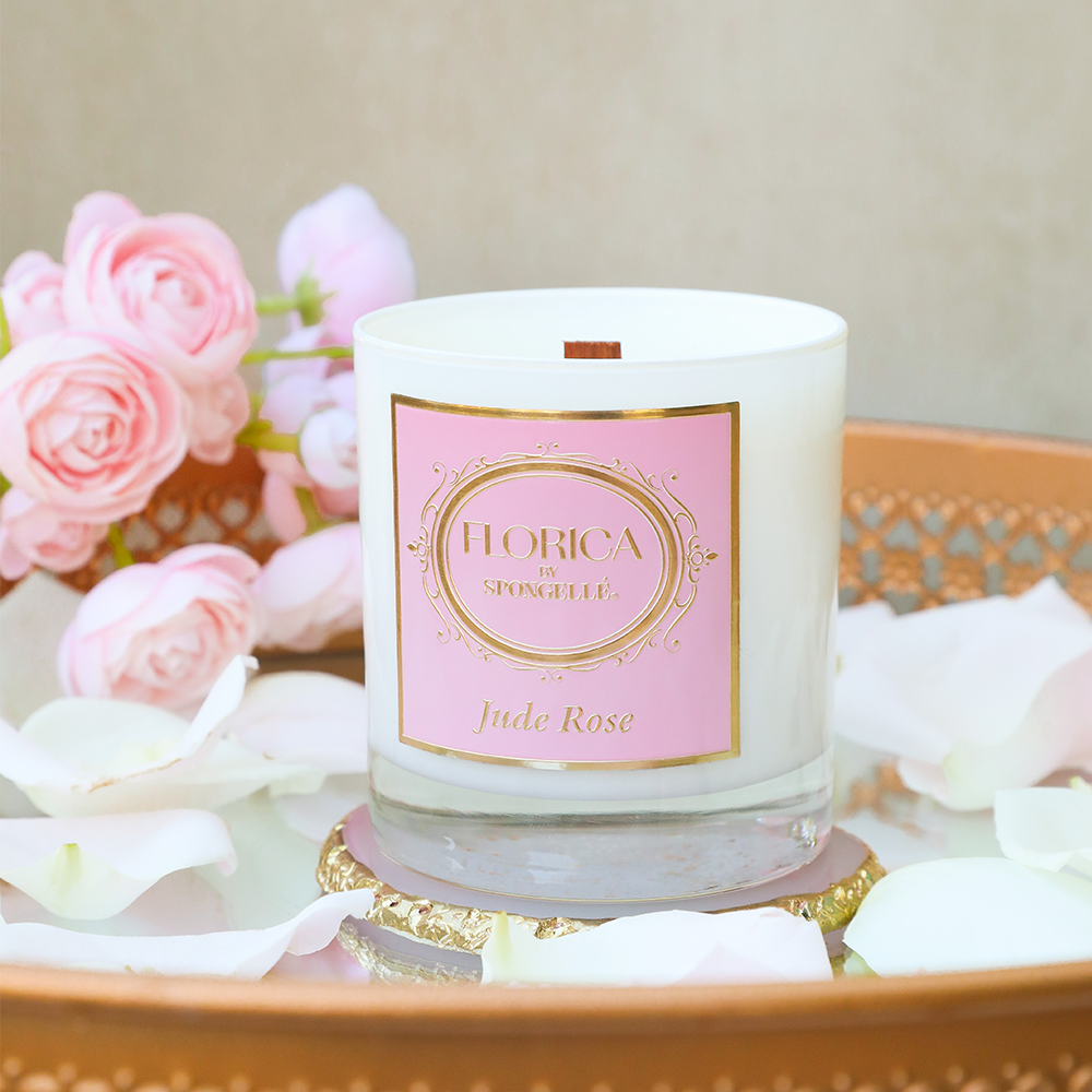 Jude Rose Candle | Florica From Spongellé