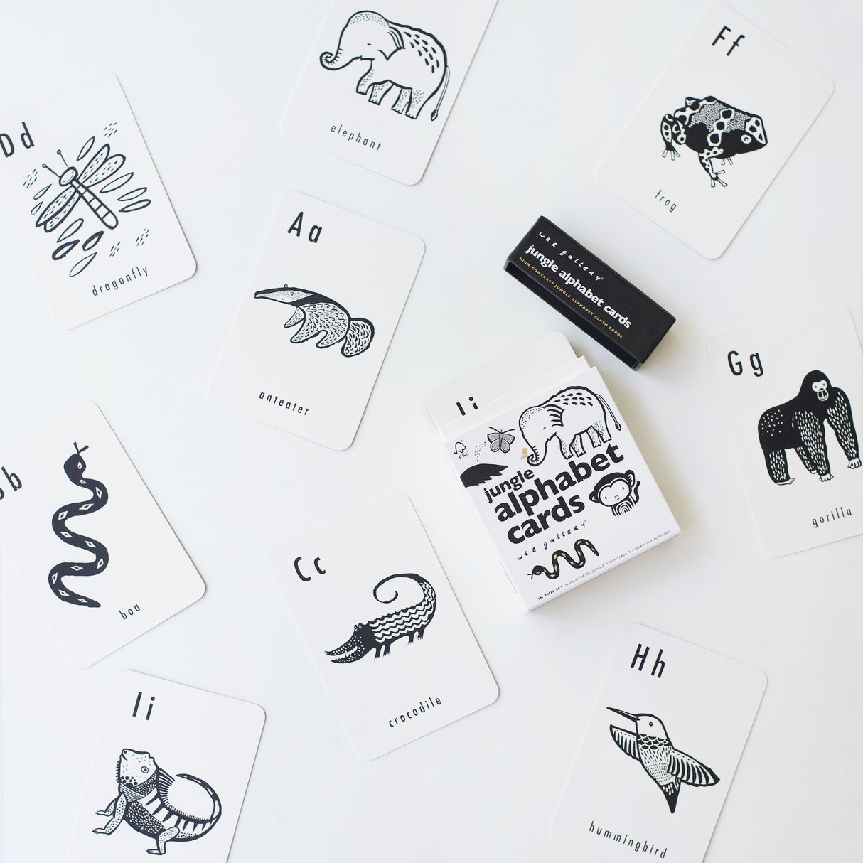 Jungle Alphabet Cards From Wee Gallery