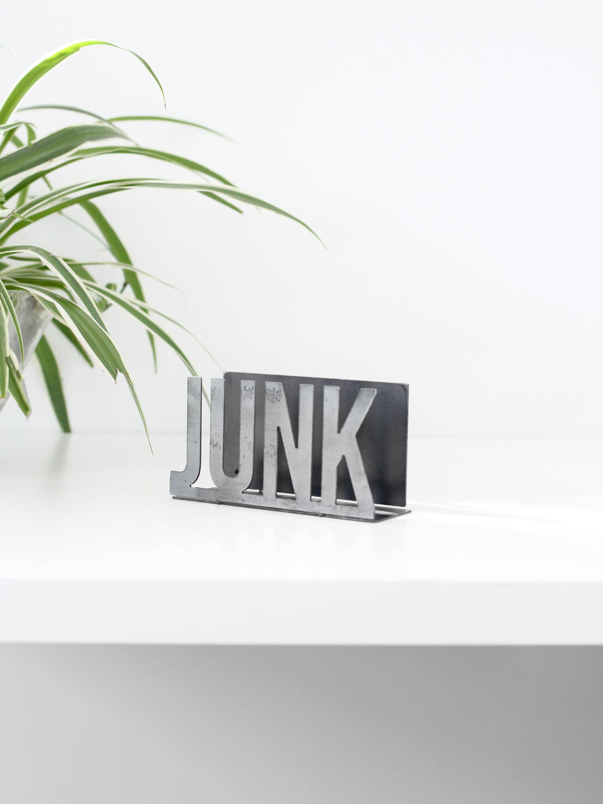 Junk Mail Modern Metal Mail Holder from Jubilee Trading Company