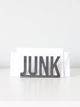 Junk Mail Modern Metal Mail Holder from Jubilee Trading Company