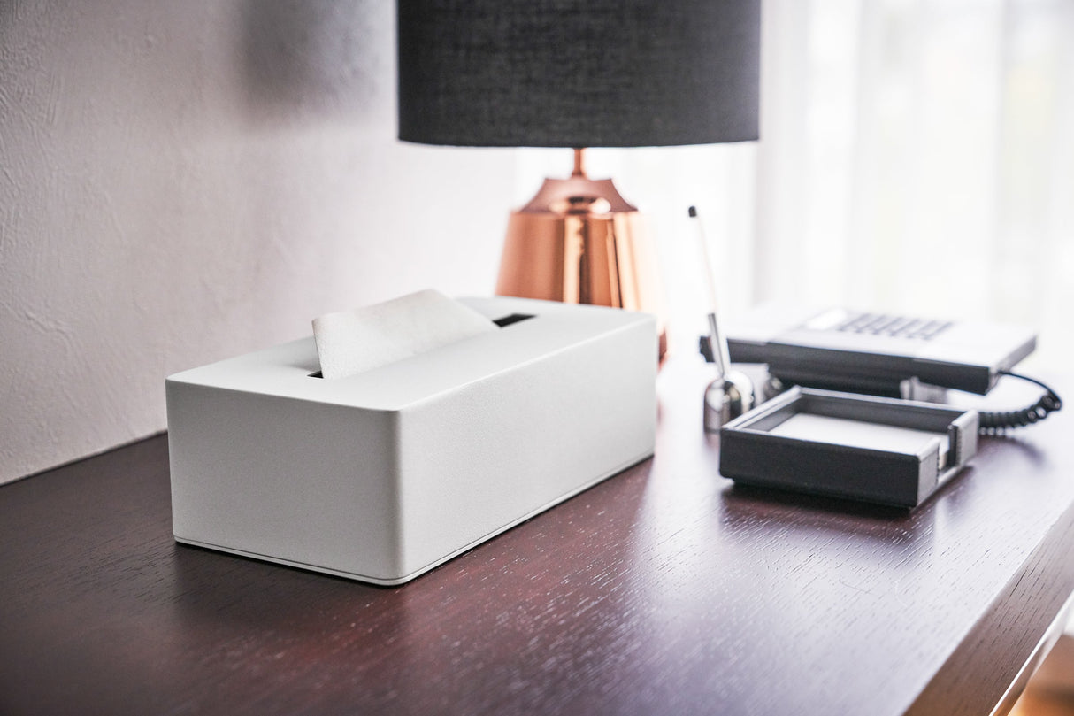 Tissue Case - Steel from Yamazaki Home