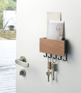 Magnetic Key Rack - Steel + Wood from Yamazaki Home
