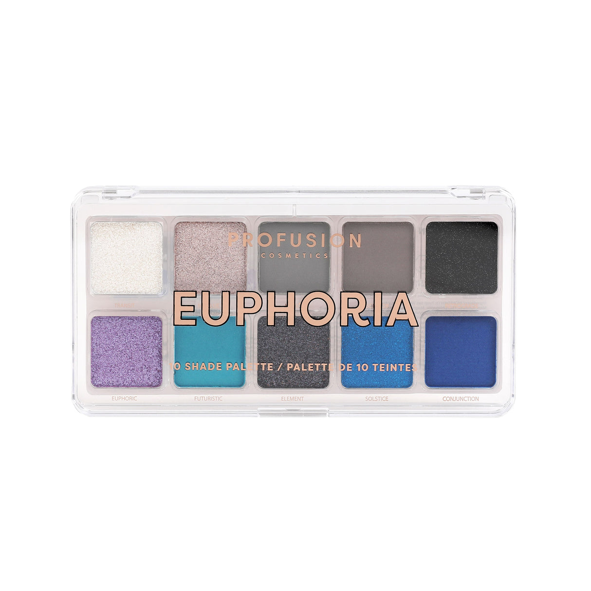 Essentials 10 Shade Palette – Euphoria from Profusion Cosmetics