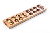 Wooden Folding Mancala Board Game from Kubiya Games