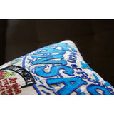 Kansas City Hand-Embroidered Pillow from Quirks!