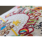 Kansas Hand-Embroidered Pillow from Quirks!