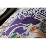 Kansas State University Collegiate Embroidered Pillow by CatStudio from Quirks!