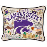 Kansas State University Collegiate Embroidered Pillow by CatStudio from Quirks!