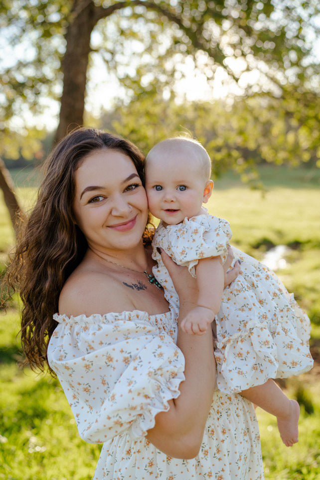 Katherine Dress - Yellow Floral from Bailey's Blossoms