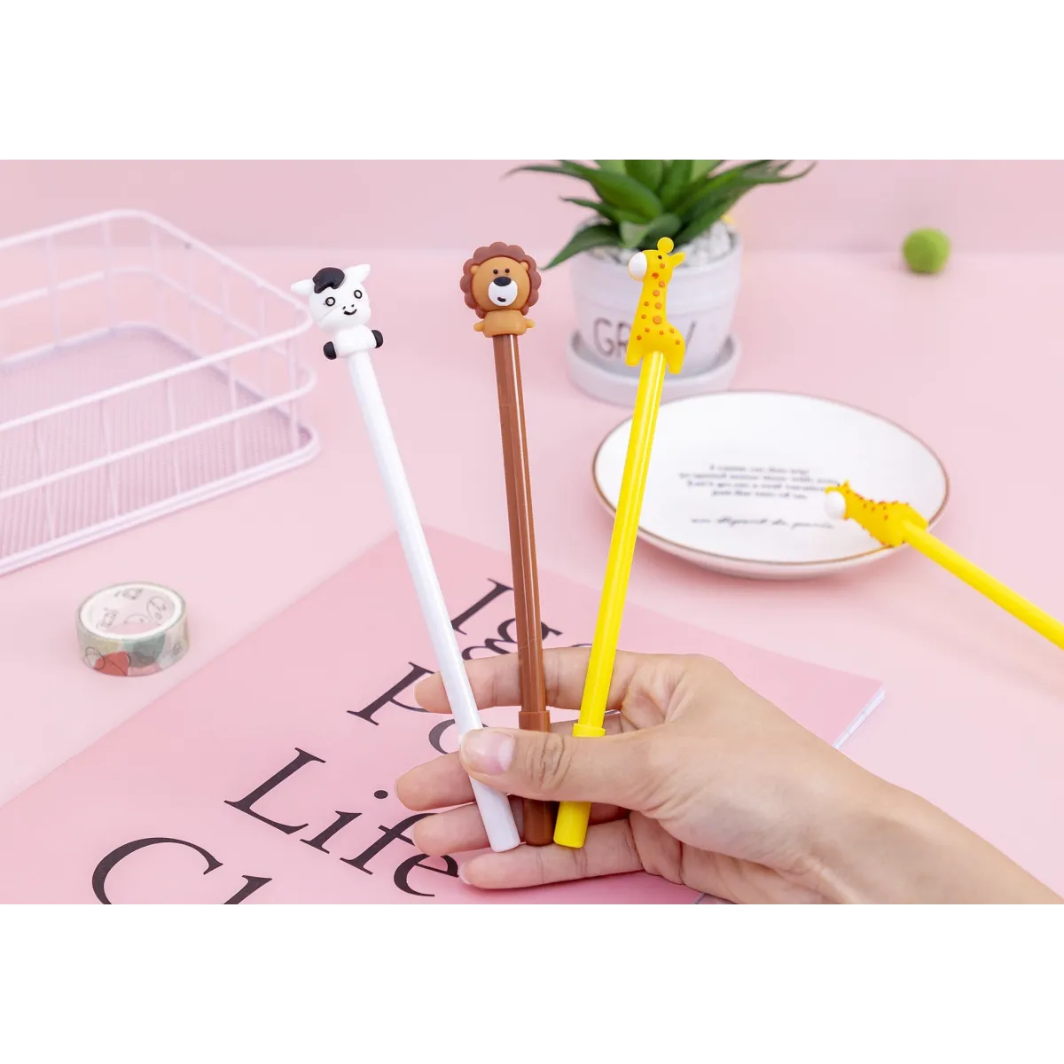1pc Kawaii Animals Gel Pen from Kawaii Stop