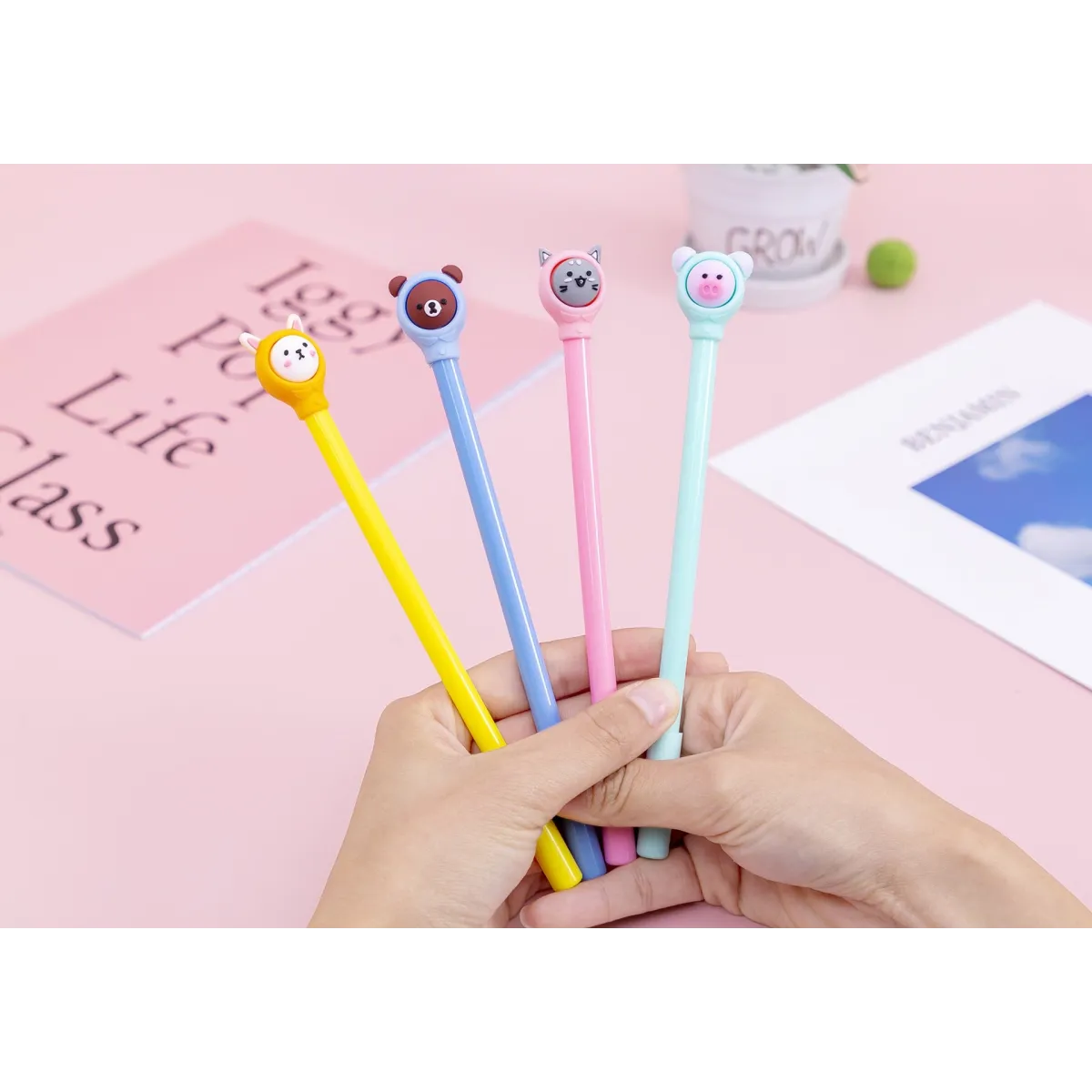 1pc Kawaii Animals Gel Pen from Kawaii Stop