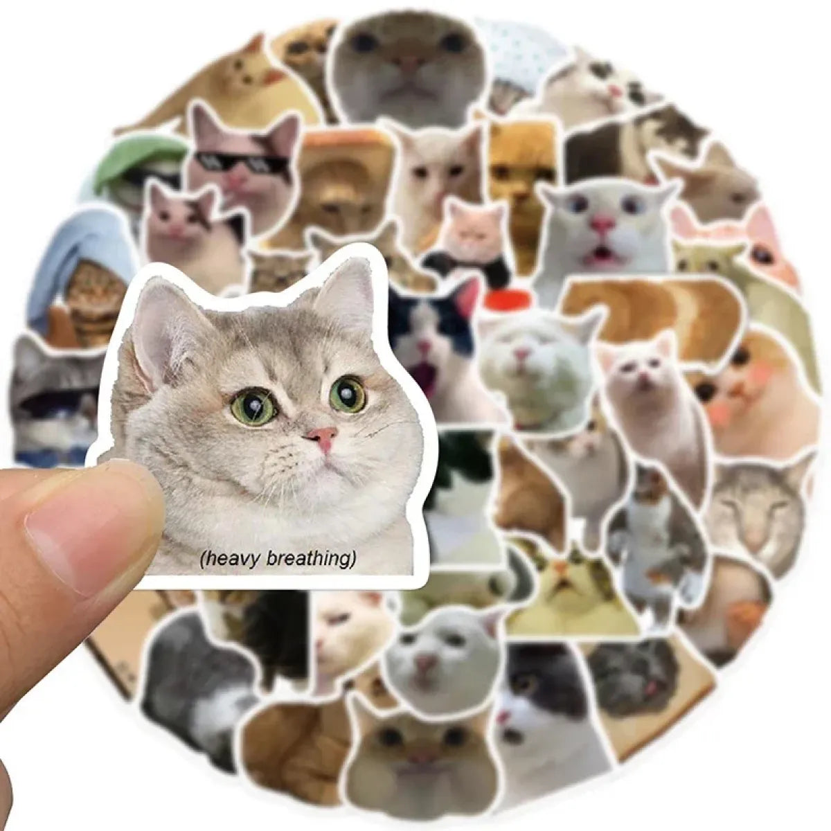 Kawaii Cat Mood Stickers - Aesthetic Decor for DIY & More from Kawaii Stop