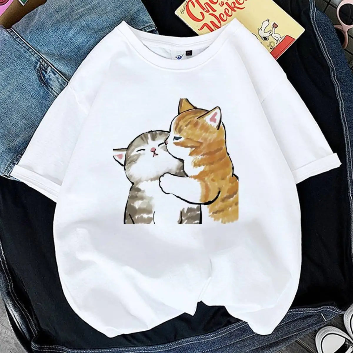 Kawaii Cat Graphic Tees From Kawaii Stop