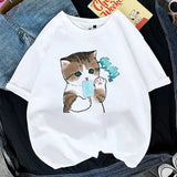 Kawaii Cat Graphic Tees From Kawaii Stop