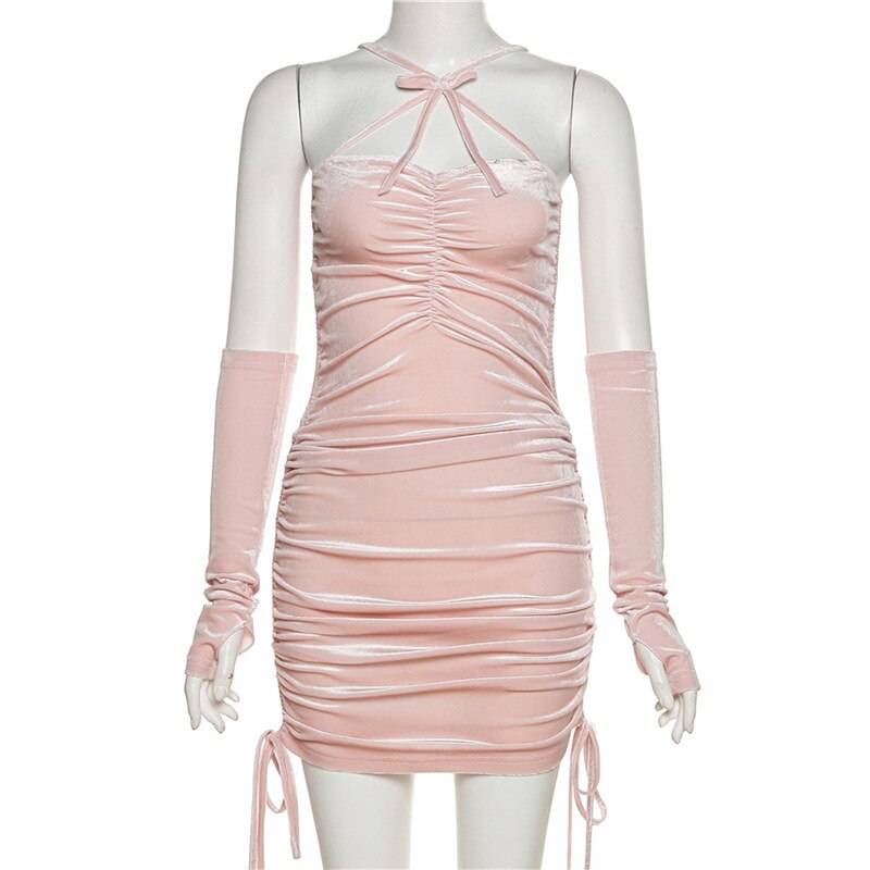 Kawaii Drawstring Mini Dress From Kawaii Stop
