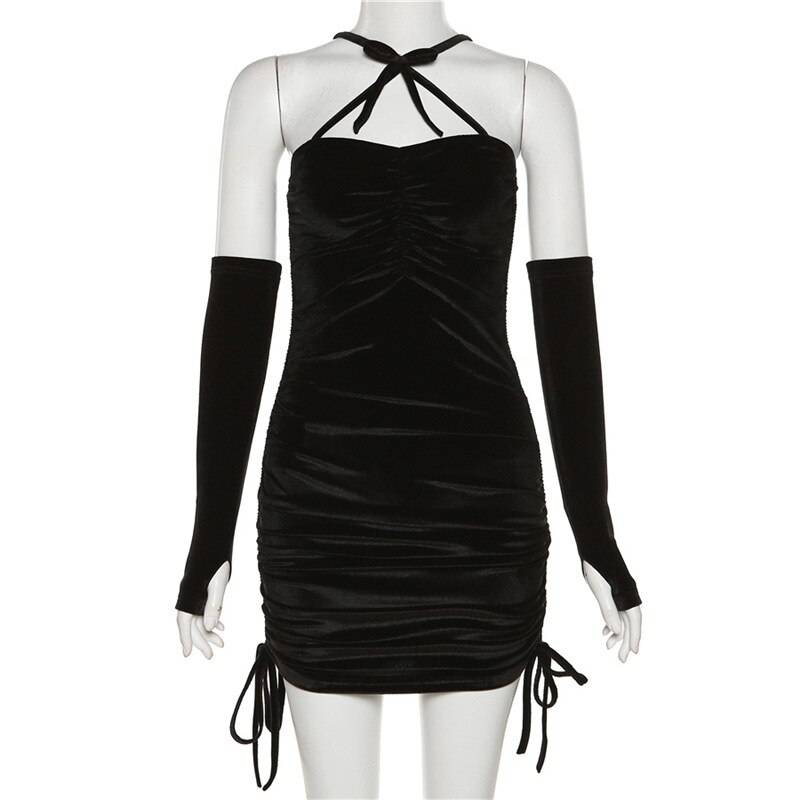 Kawaii Drawstring Mini Dress From Kawaii Stop