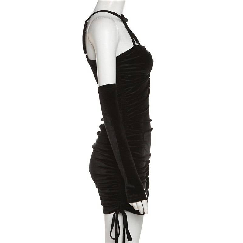 Kawaii Drawstring Mini Dress From Kawaii Stop