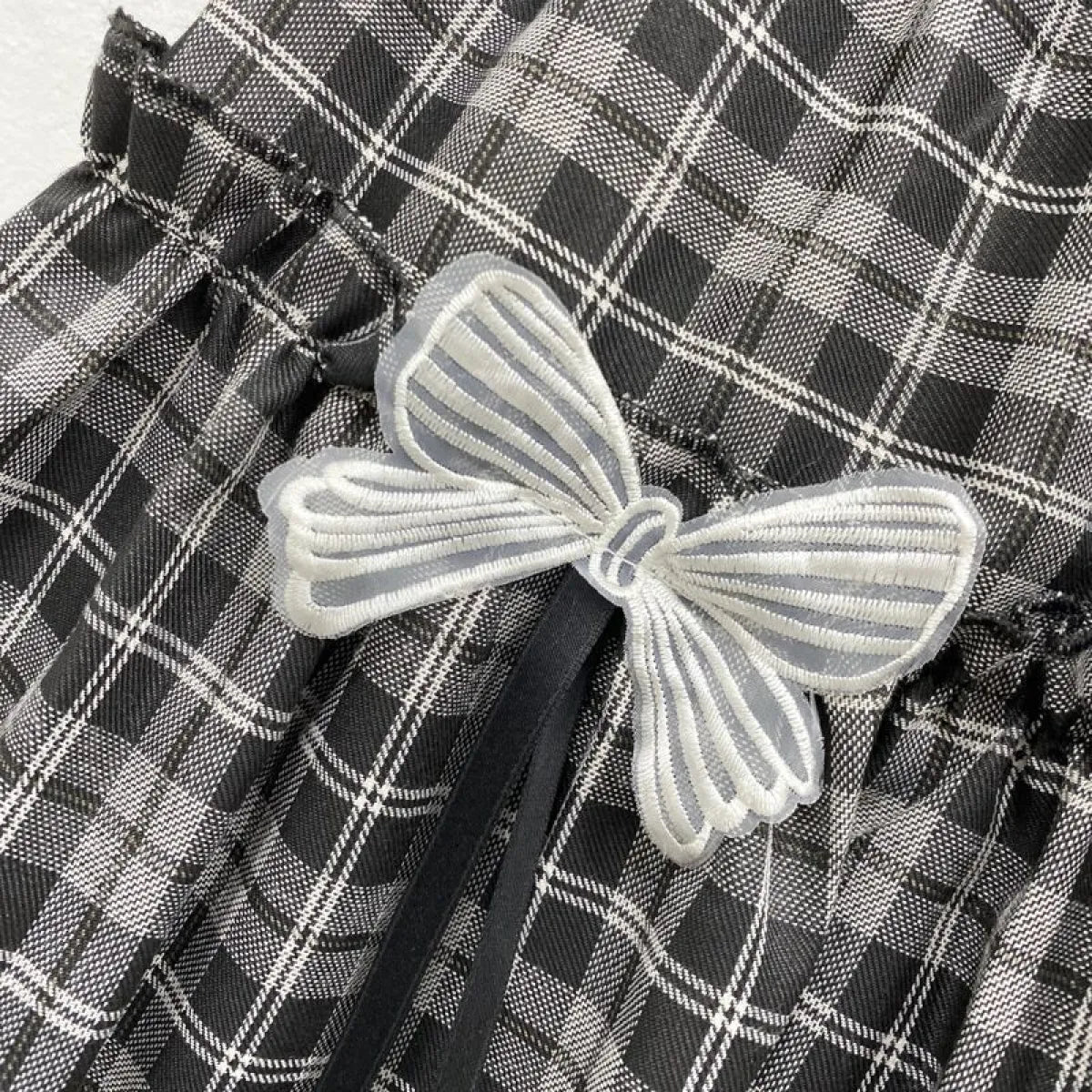 Kawaii Gothic Lolita Plaid Skirt from Kawaii Stop