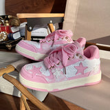 Kawaii Pink Casual Sneakers Strap from Kawaii Stop